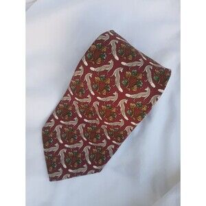 Vintage Brooks Brothers Tie Red Fox 100% Silk Made USA Necktie Office Cocktail